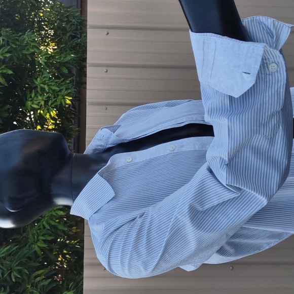 NIGEL HALL MEN'S PURE COTTON CONTRASTING COLLAR/CUFFS LUXURY SHIRT - Picture 5 of 17